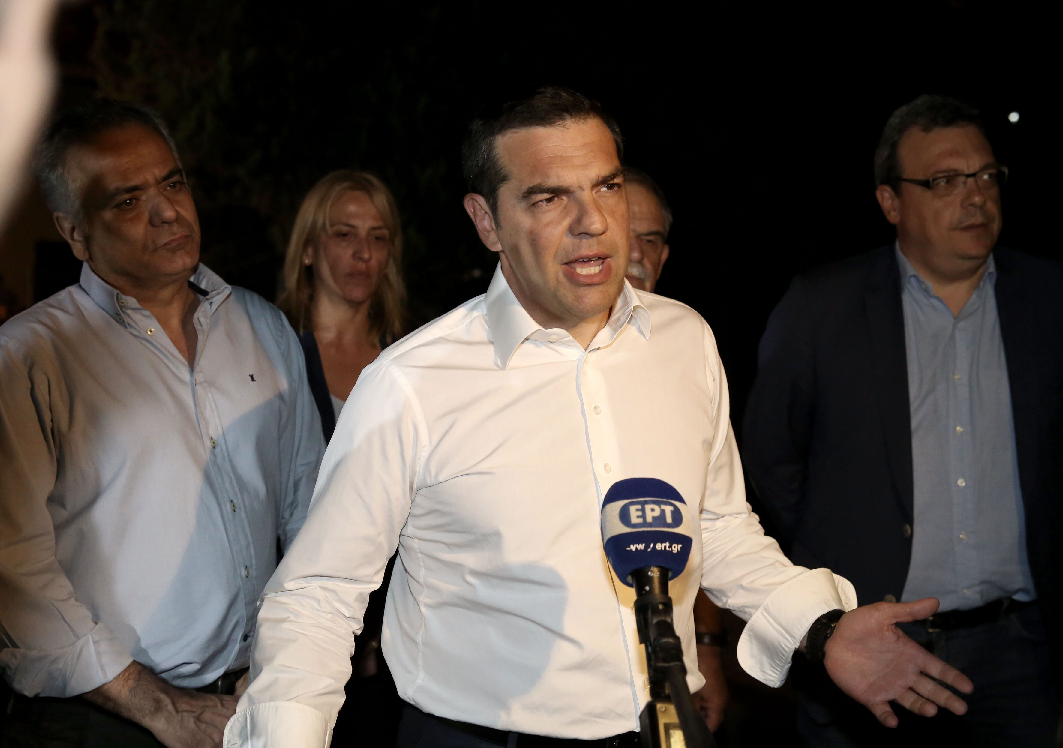 Ο Τσίπρας στο Μάτι – Ηλθον είδον και απήλθον