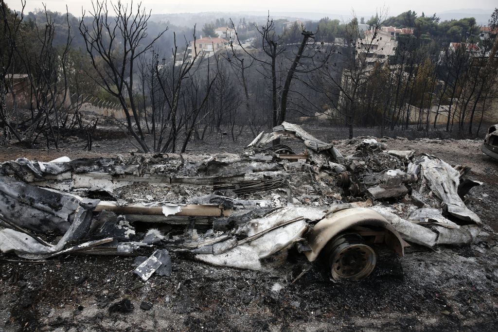 Greece rocked by wildfires with dozens dead