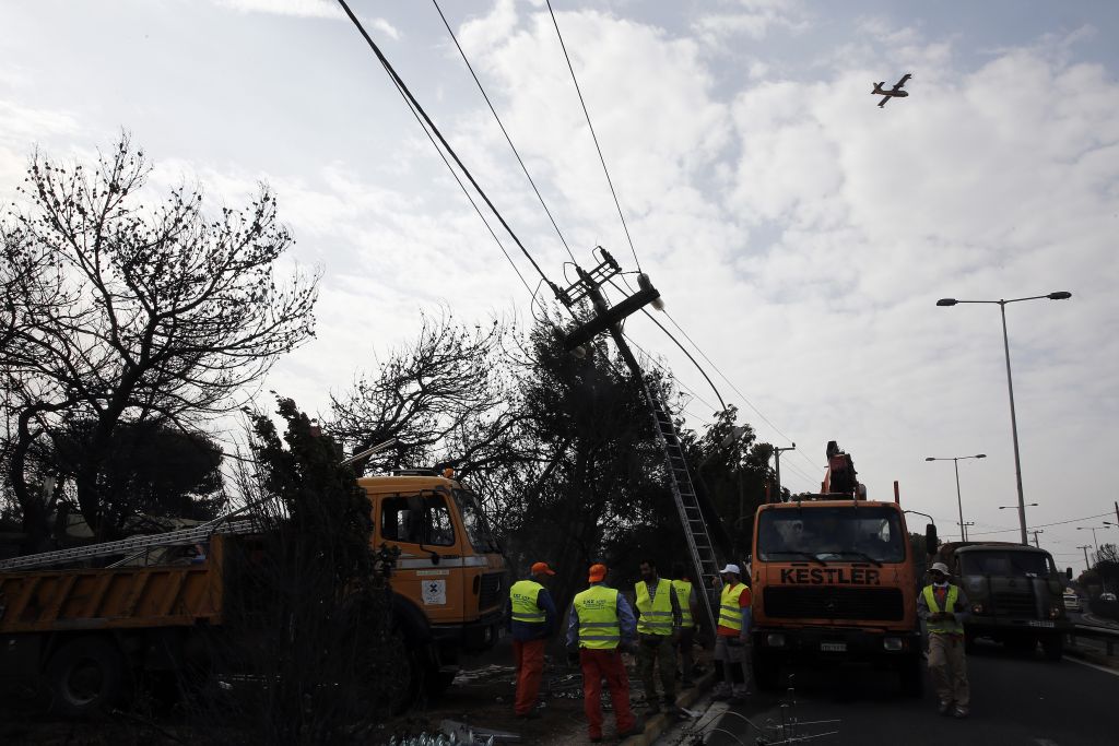 ΔΕΔΔΗΕ: Σταδιακή αποκατάσταση της ηλεκτροδότησης στης πληγείσες περιοχές