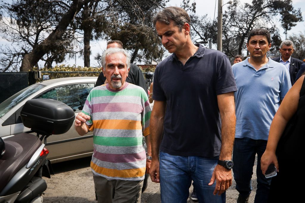 Στο Μάτι πήγε ο Κ. Μητσοτάκης