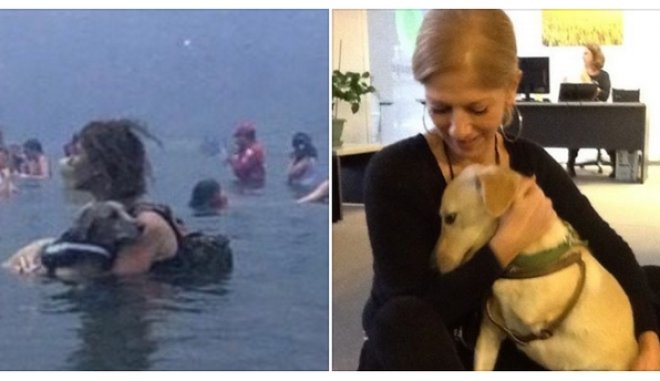 Μάτι : Συγκινεί η ιστορία της Κατερίνας και του τρίποδου σκύλου της