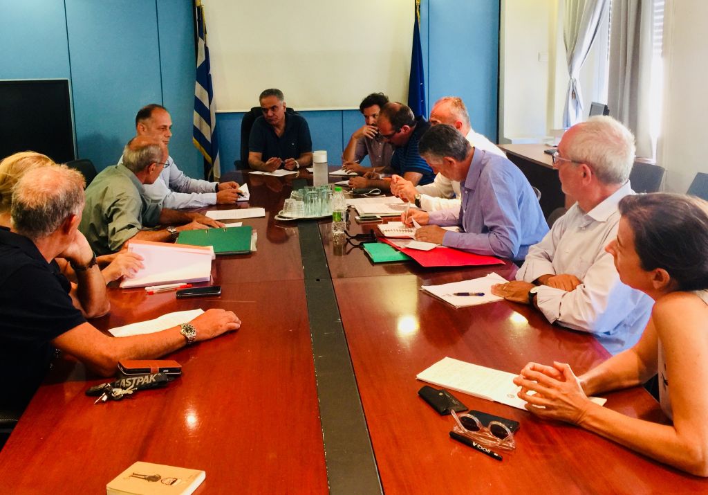 Ενημέρωση Σκουρλέτη σε πυρόπληκτους