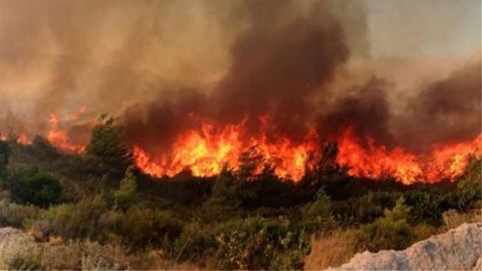 Πολύ υψηλός κίνδυνος πυρκαγιάς σε τέσσερις περιφέρειες της χώρας