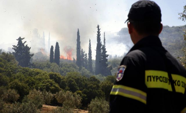 Ξέσπασε πυρκαγιά στο Κορωπί
