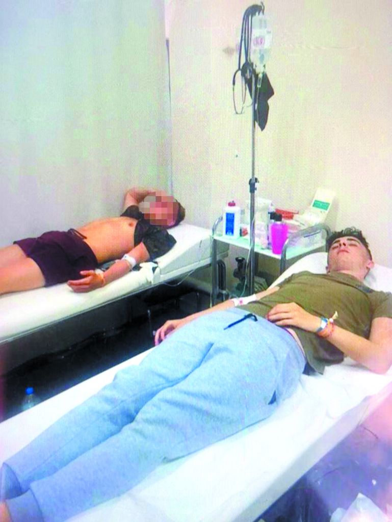 300 λίτρα με ποτά – μπόμπες