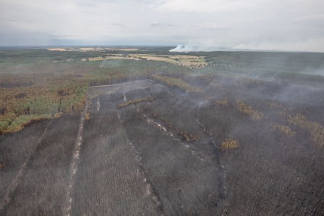 Υποψίες εμπρησμού για την πυρκαγιά κοντά στο Βερολίνο