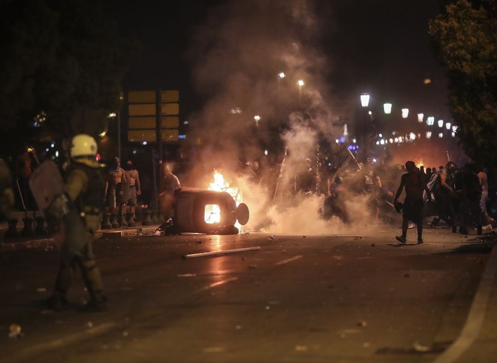 Οκτω συλλήψεις για τα επεισόδια στη Θεσσαλονίκη