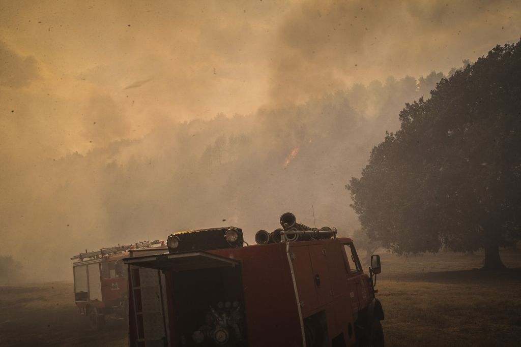 Φωτιά στην ανατολική Μάνη