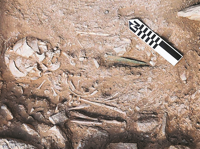 Ενας τάφος των Κυκλάδων στη Σητεία