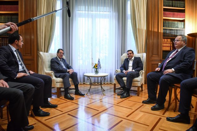 Συνάντηση Τσίπρα – Αναστασιάδη για το Κυπριακό
