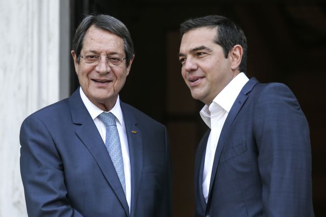 Κυπριακό, ενέργεια και ευρωτουρκικά στη συνάντηση Τσίπρα – Αναστασιάδη