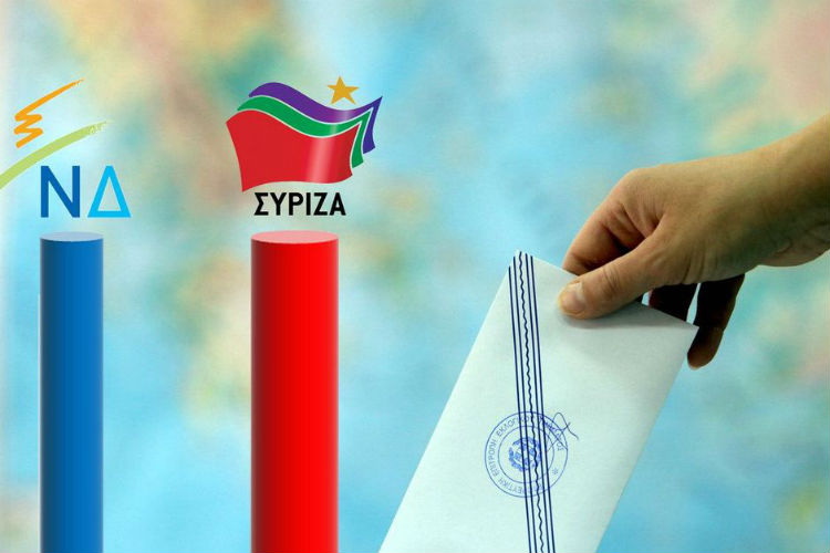 Νέα δημοσκόπηση δείχνει μεγάλη διαφορά ΝΔ με ΣΥΡΙΖΑ