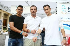 Δίπλα στους Εθελοντές Δότες Μυελού των Οστών ο Ολυμπιακός