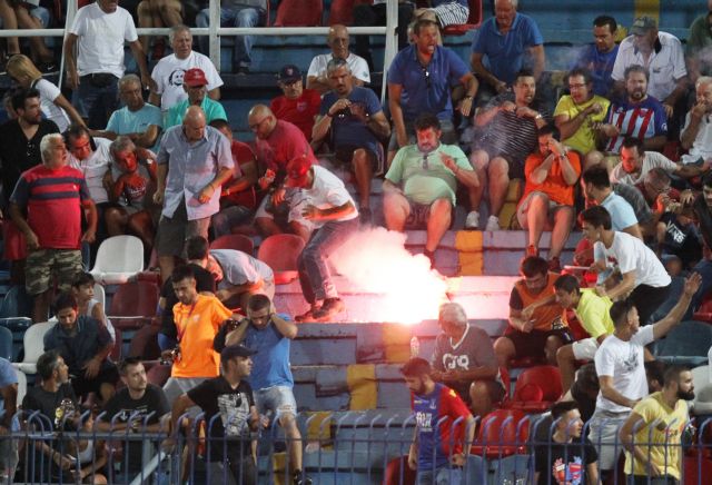 Πρόστιμο στον ΠΑΟΚ για τη φωτοβολίδα στη Νέα Σμύρνη