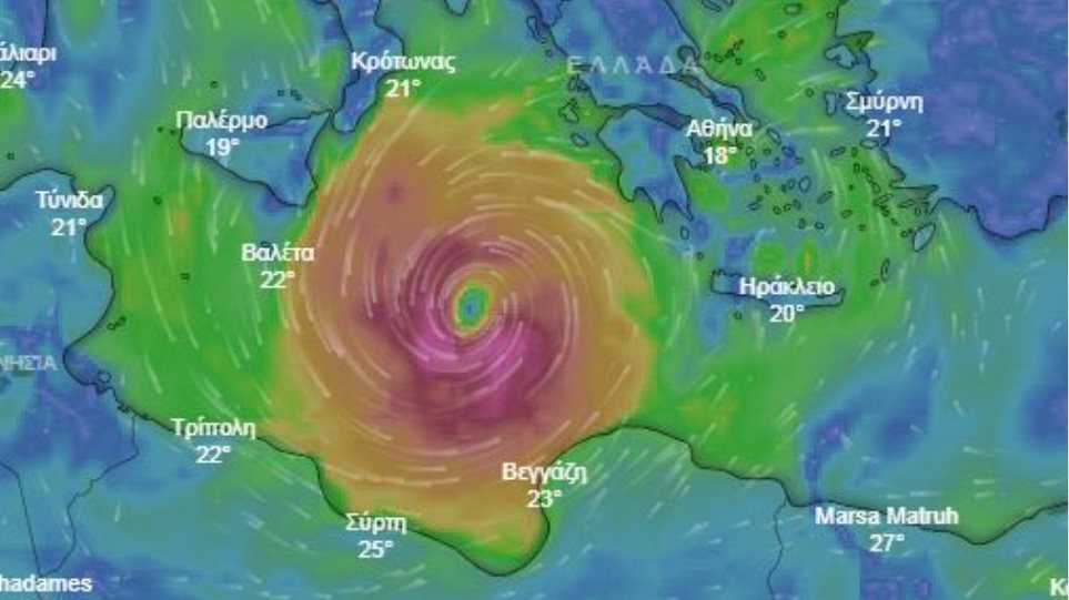 Live κυκλώνας : Πώς εξελίσσονται τα έντονα καιρικά φαινόμενα στην Ελλάδα