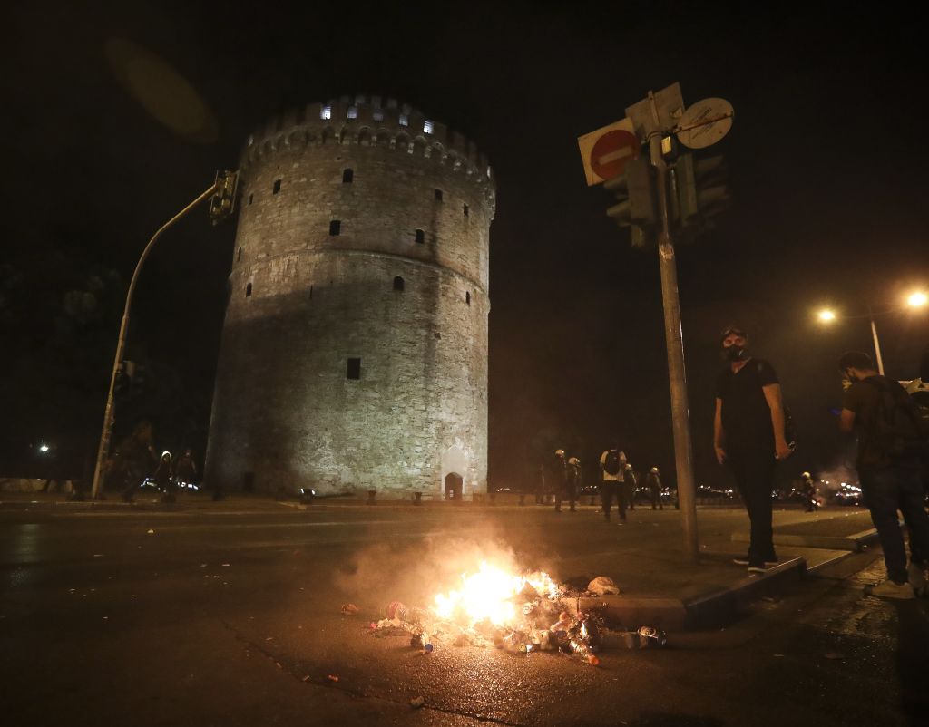 Πρώτες βοήθειες σε 60 ανθρώπους στη Θεσσαλονίκη