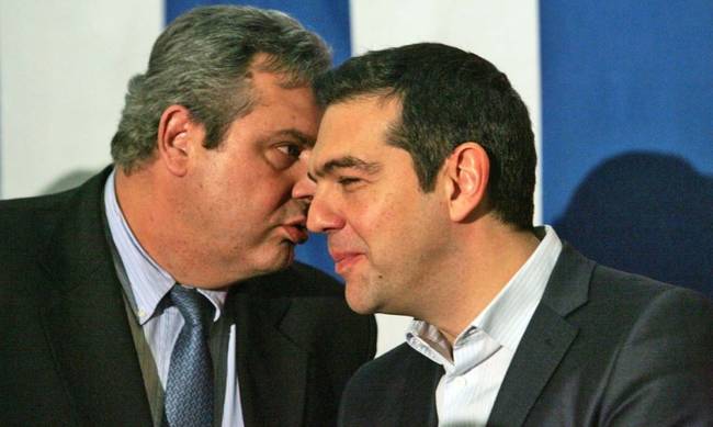 Κρυφό ραντεβού Τσίπρα – Καμμένου και συμφωνία για να συνεχιστεί ο «γάμος» (εικόνες)