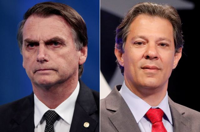 Βραζιλία: Αλμα του Μπολσονάρου έναντι του Χαντάντ στις προεδρικές εκλογές