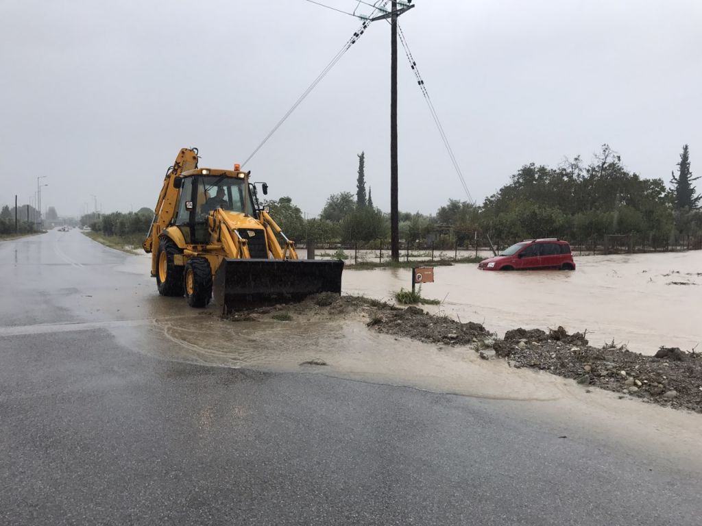 Σε ύφεση η κακοκαιρία στην Βόρεια Εύβοια – Μέτρα από το δήμο