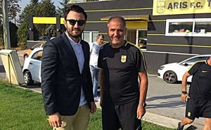 Καρυπίδης και Διαμαντόπουλος στην προπόνηση του Άρη (pic)