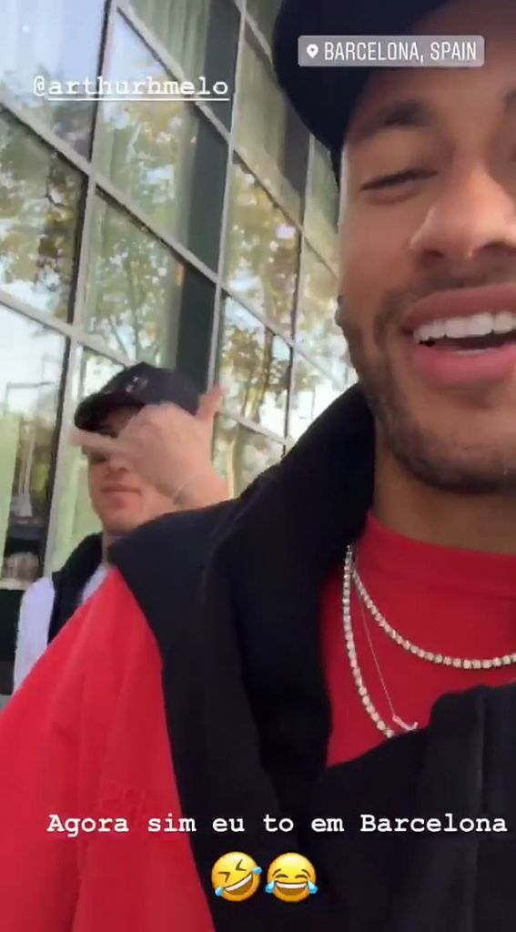 Νεϊμάρ: «Τώρα είμαι στην Βαρκελώνη»