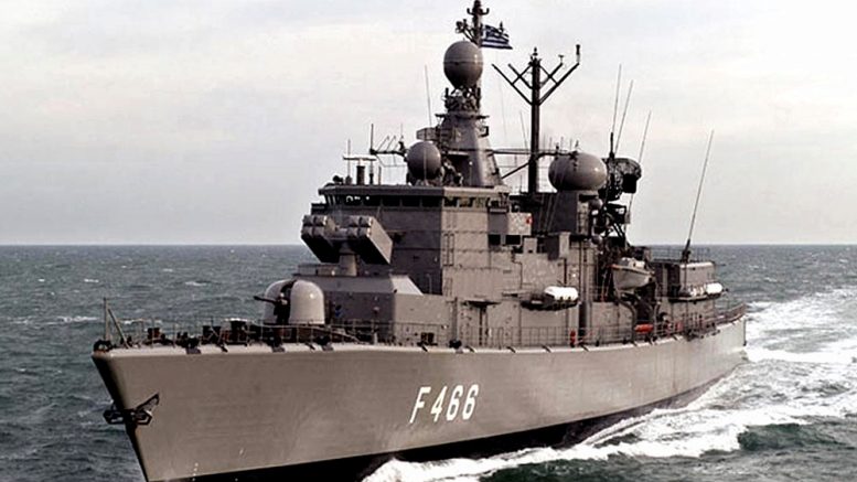 Greek frigate Nikiforos Fokas shadows Turkey’s Barbaros near Cyprus’ EEZ