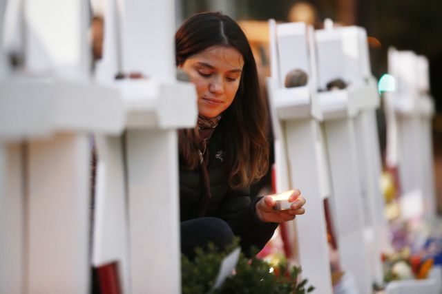 Σε τεταμένο κλίμα το τελευταίο αντίο στα θύματα του Πίτσμπουργκ