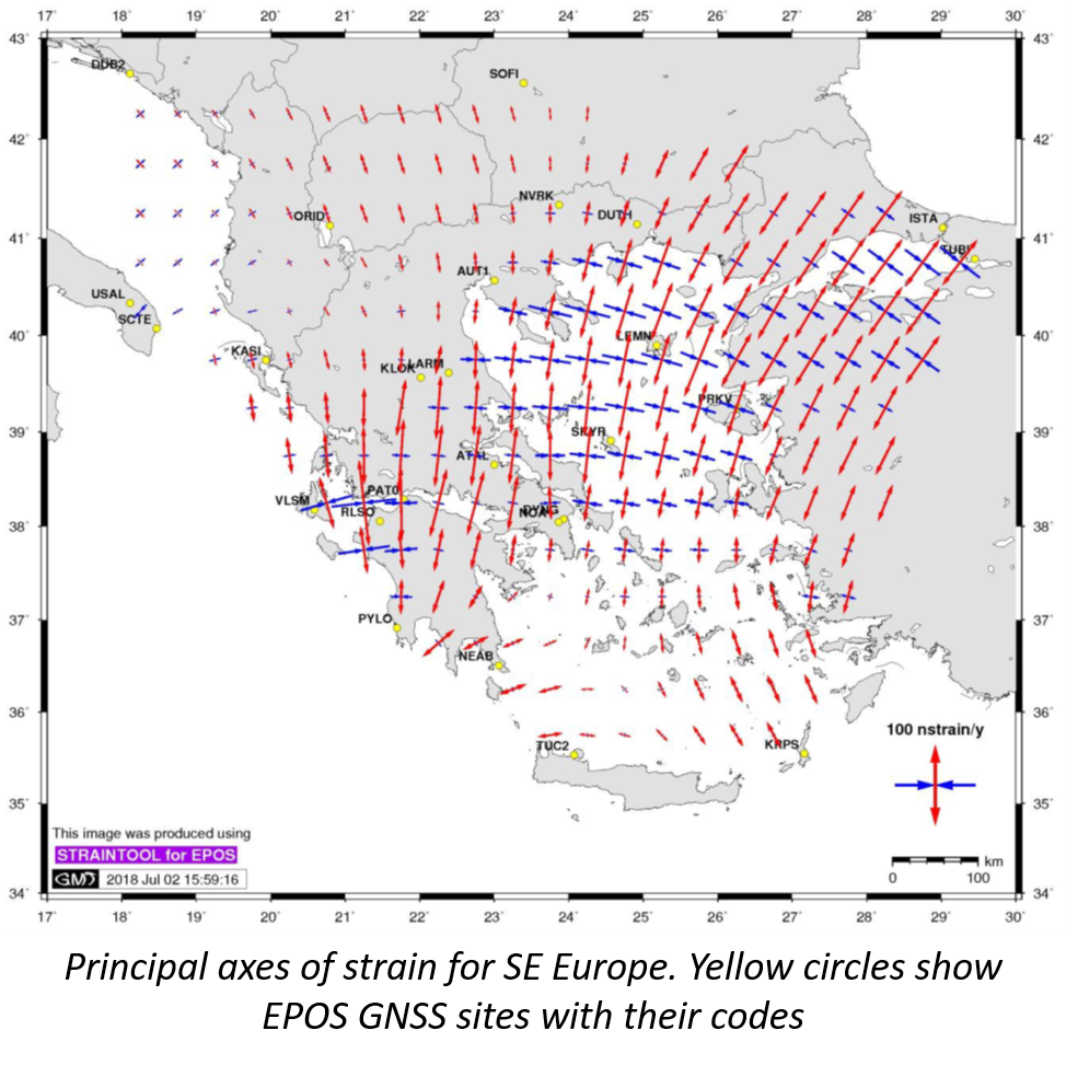 Χάρτες τεκτονικής παραμόρφωσης σε πανευρωπαϊκή κλίμακα από το Αστεροσκοπείο Αθηνών