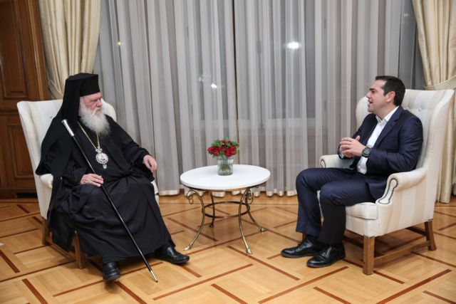 Tsipras, Ieronymos reach 15-point understanding on Church-State relations