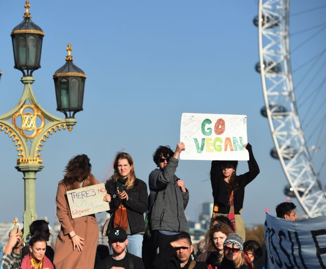 Διαδηλωτές για το περιβάλλον απέκλεισαν πέντε γέφυρες στο κεντρικό Λονδίνο