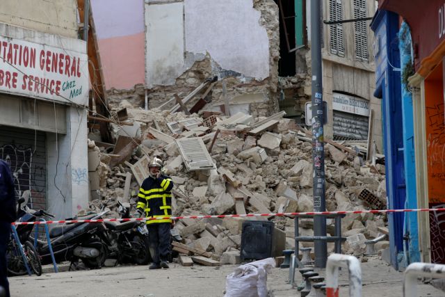 Κατέρρευσαν δύο κτίρια στη Μασσαλία