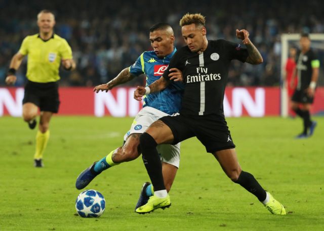 Champions League : Ισοπαλία σε Νάπολι και Μιλάνο