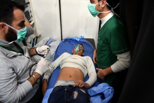 Συρία: 107 κρούσματα ασφυξίας από την επίθεση με «τοξικά αέρια» στο Χαλέπι