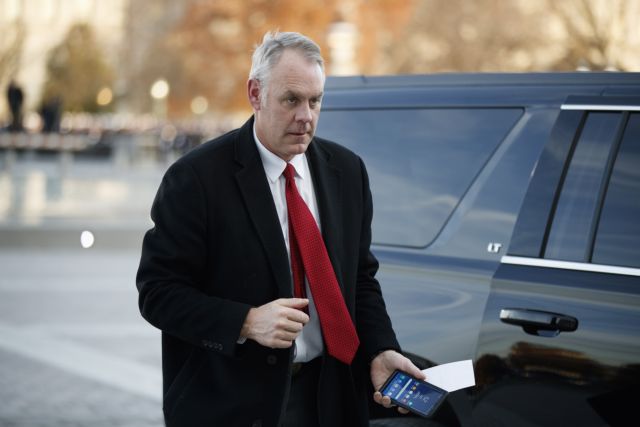 ΗΠΑ: Εκτός κυβέρνησης ο Ράιαν Ζίνκε