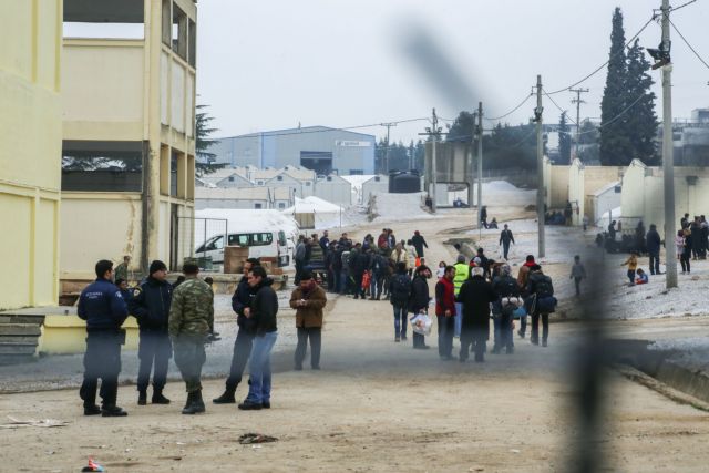 Διαμαρτυρία προσφύγων σε hotspot στα Διαβατά
