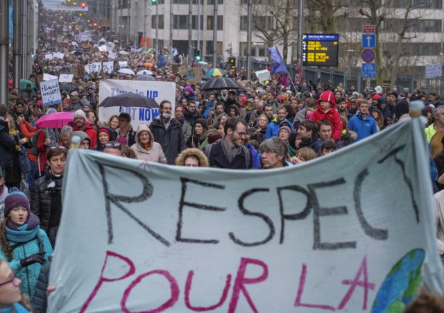 Βέλγιο : Χιλιάδες διαδηλωτές για την κλιματική αλλαγή