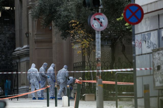 Two injured when improvised explosive device goes off outside Church  of Saint Dionysios