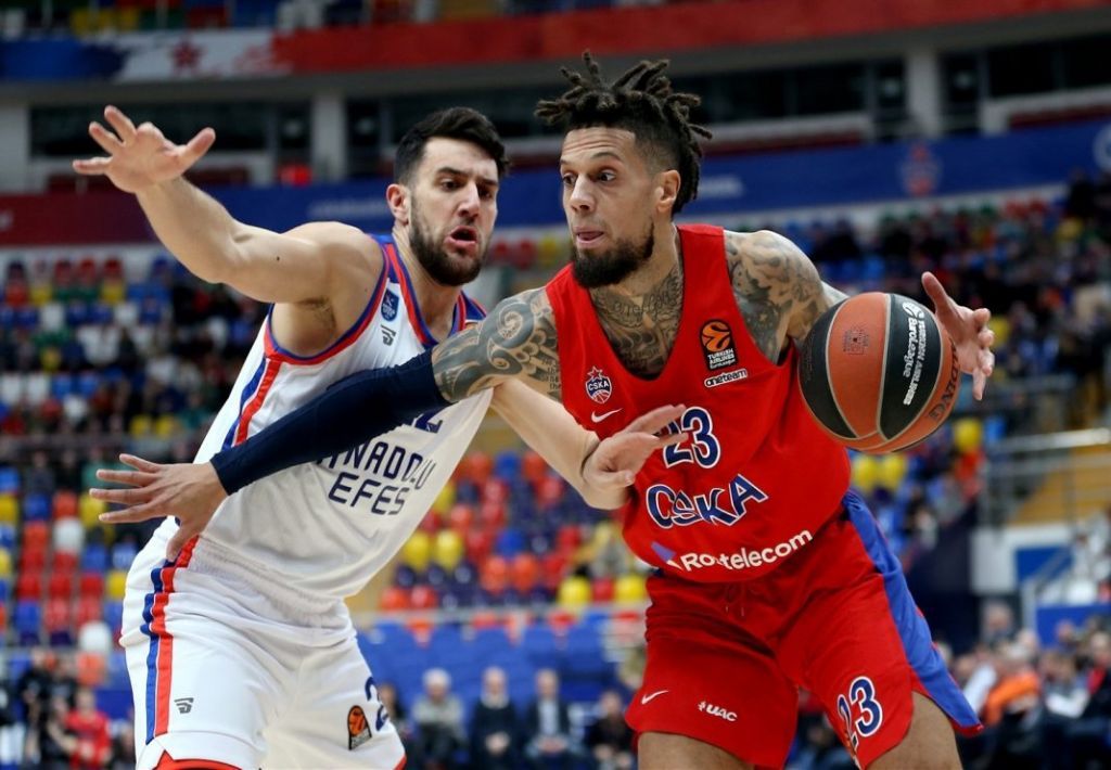 Η ΤΣΣΚΑ Μόσχας συνέτριψε την Εφές προς όφελος και του Ολυμπιακού