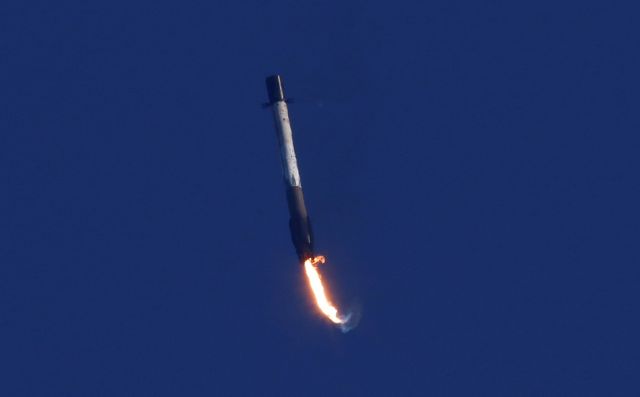 Απέτυχε να προσεδαφιστεί στη Γη ο πύραυλος Falcon της SpaceX