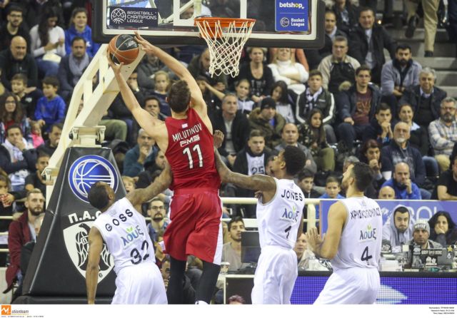 Ριμπάουντ και τρίποντα έδωσαν στον Ολυμπιακό τη νίκη επί του ΠΑΟΚ