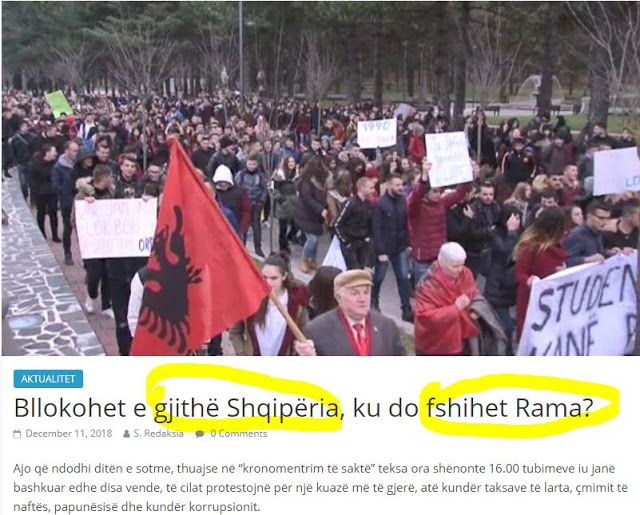 Στο πόδι η Αλβανία κατά του Ράμα, της ακρίβειας και της διαφθοράς