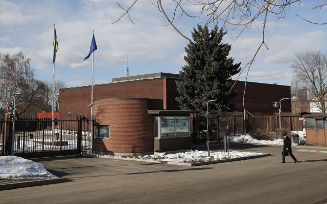 Η Ρωσία απέλασε ακόλουθο της Σουηδικής πρεσβείας στη Μόσχα