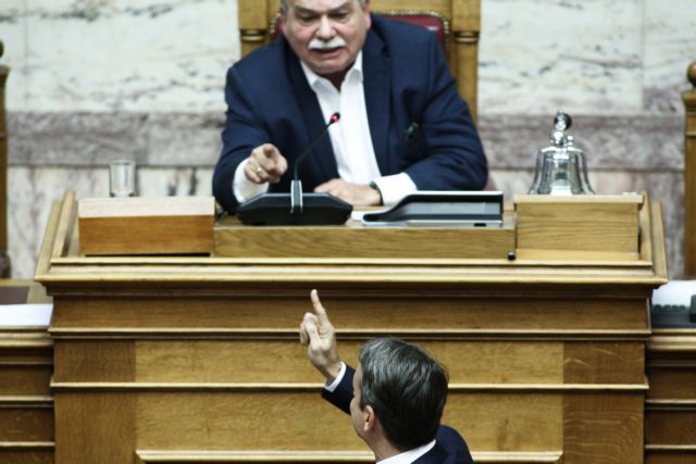 Αγριος καβγάς Μητσοτάκη – Βούτση στη Βουλή