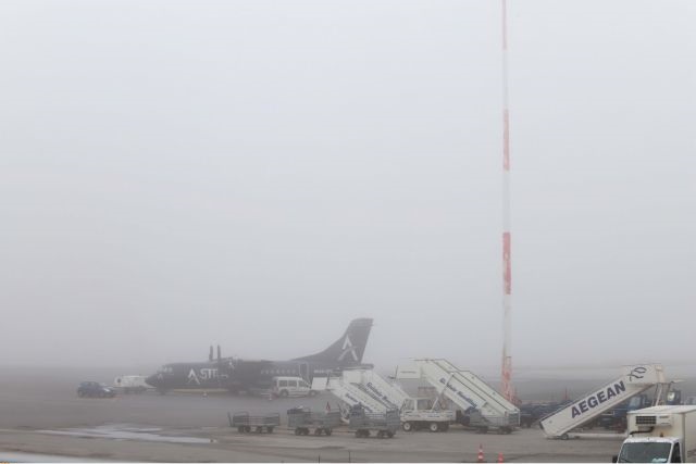 Αεροδρόμιο «Μακεδονία» : Δύσκολες συνθήκες – Το κοινό να ενημερώνεται για τις πτήσεις