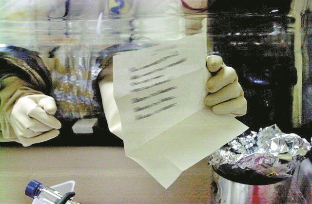 Μέσω Ινδίας οι επιστολές με σκόνη… εκτυπωτικού