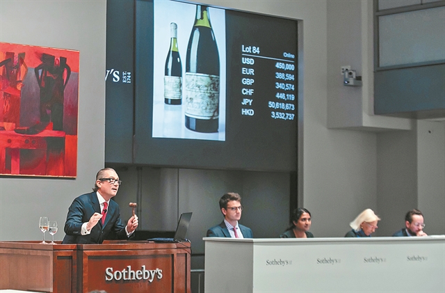 Ποιοι αγοράζουν κρασιά αξίας ενός εκατομμυρίου δολαρίων;