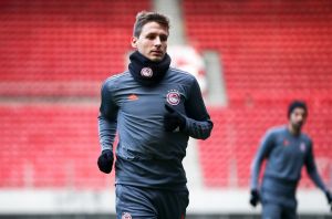 Η πρώτη προπόνηση του Σολδάνο με τα χρώματα του Ολυμπιακού