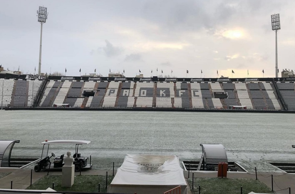 Προπόνηση στα χιόνια για ΠΑΟΚ