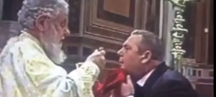 Απίστευτος Καμμένος – Πήγε στη Μητρόπολη να κοινωνήσει