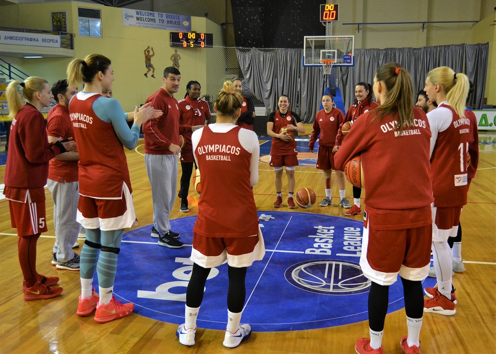Euroleague γυναικών: Έτοιμος για τη μάχη με την Σοπρόν ο Ολυμπιακός